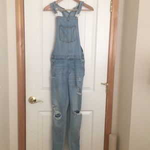 perfect condition distressed overalls!